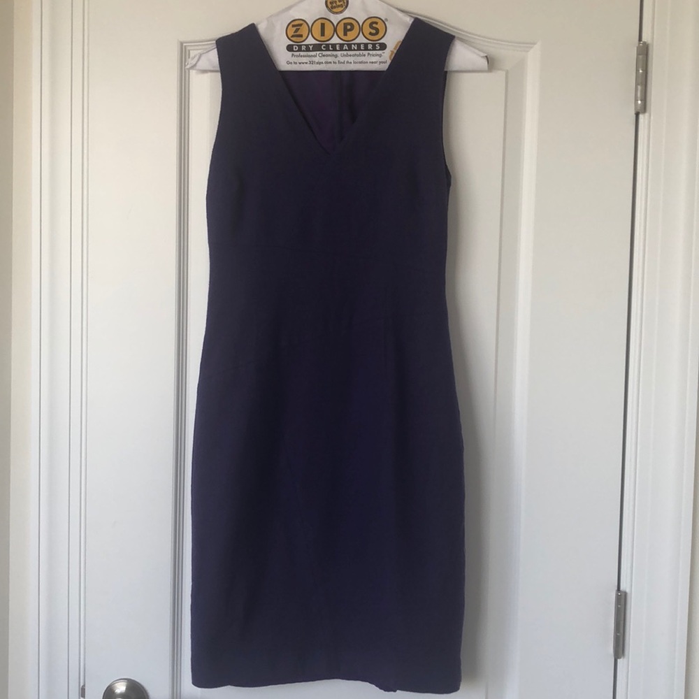 Elie Tahari Purple Sleeveless Dress